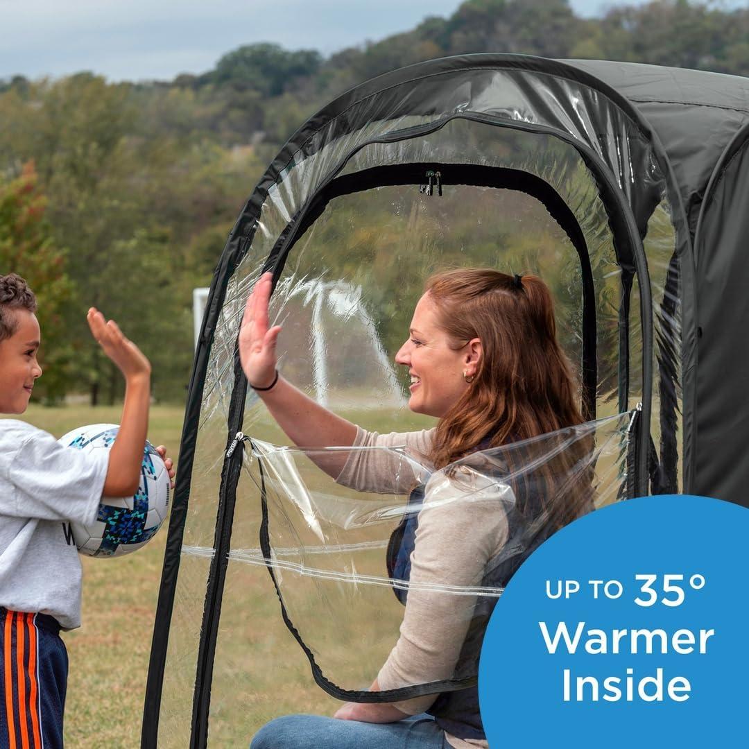 imageUnder the Weather Hunter Green MyPod 1 Person Popup Weather Pod The Original Patented WeatherPod