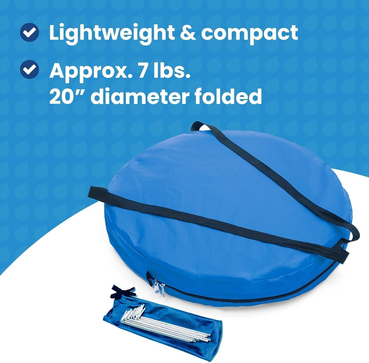 imageUnder the Weather Royal Blue MyPod 1 Person Popup Weather Pod The Original Patented WeatherPod