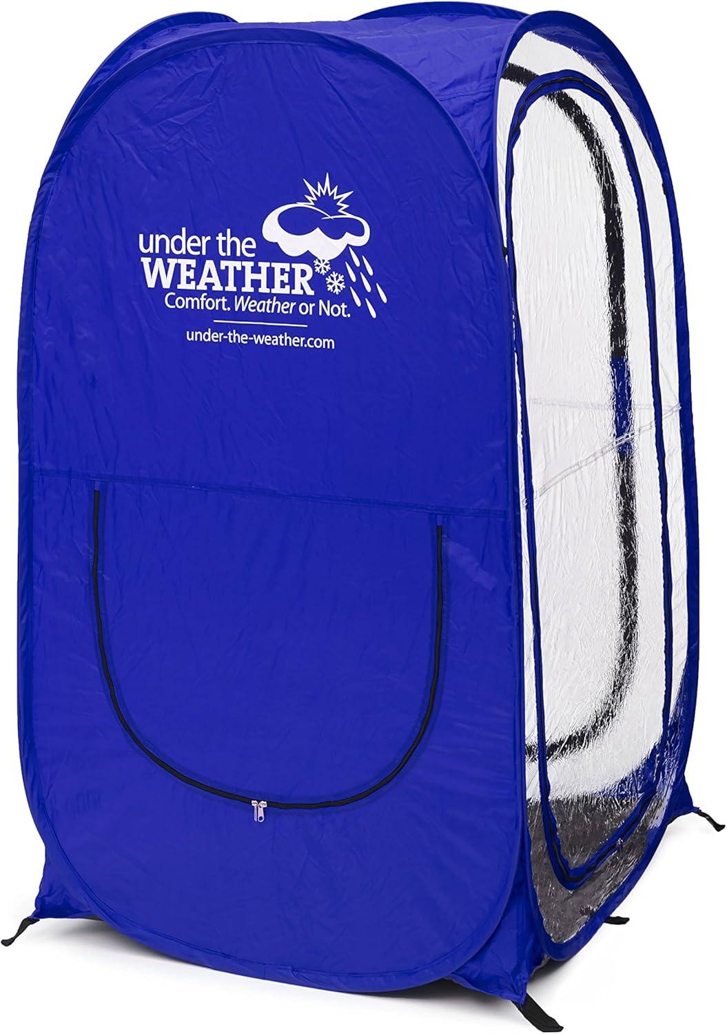 imageUnder the Weather Royal Blue MyPod 1 Person Popup Weather Pod The Original Patented WeatherPod