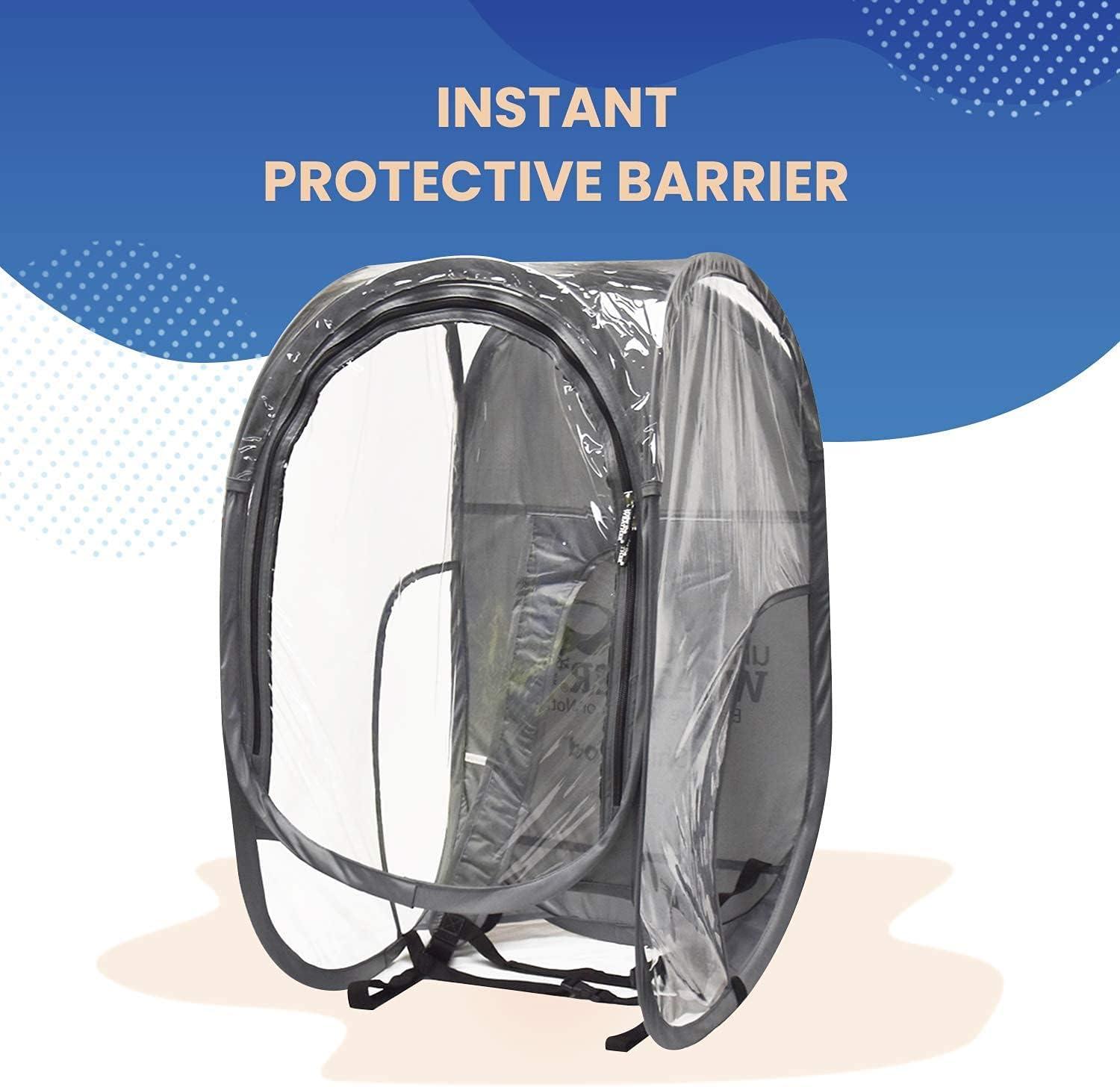 imageWeatherPod Shield Pod 1Person PopOpen Wearable Protective Barrier