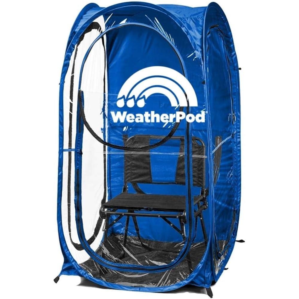 imageUnder the Weather Royal Blue MyPod 1 Person Popup Weather Pod The Original Patented WeatherPod