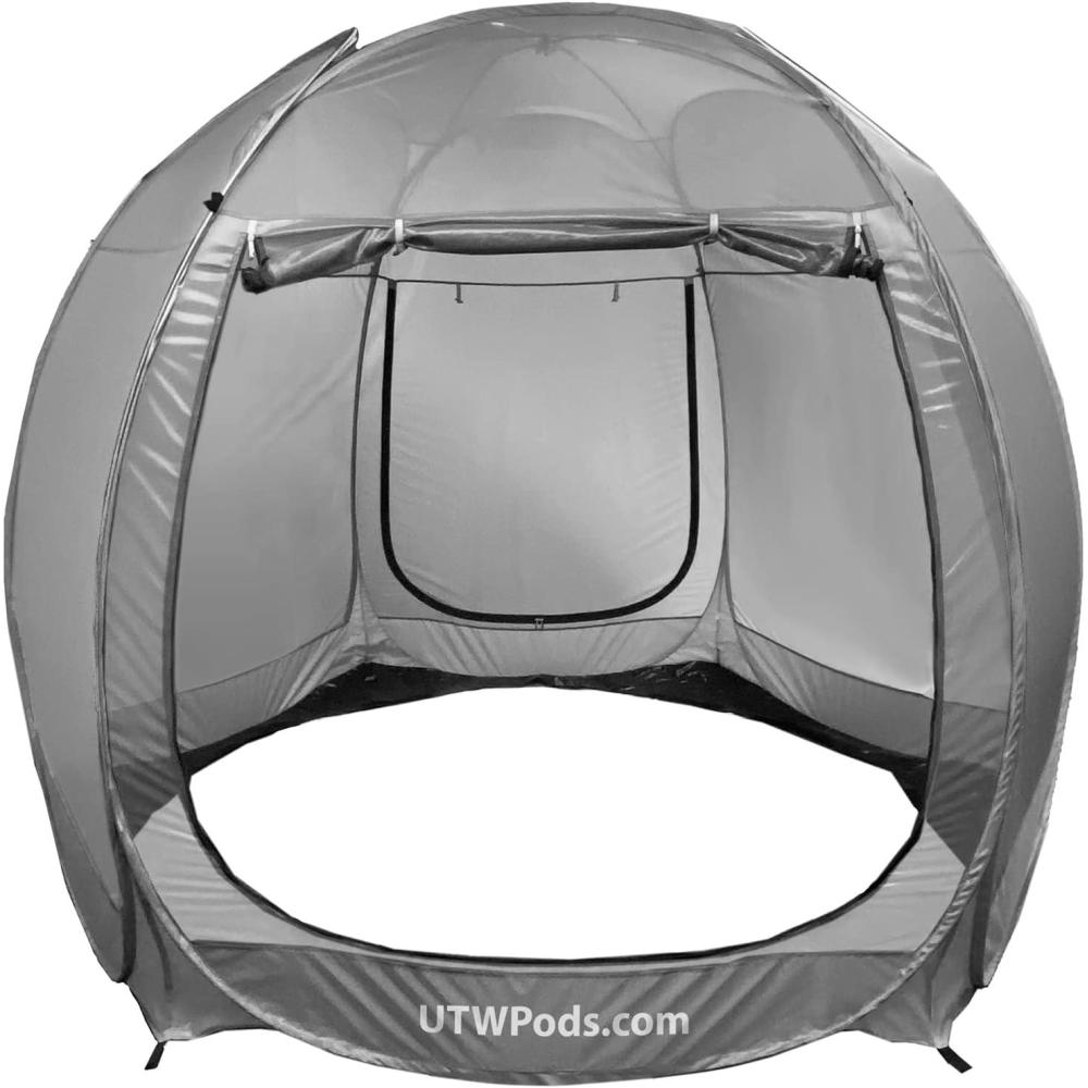 imageWeatherPod 4Season DomePod 68 Person The Original PopUp Pod Stay Warm Dry and Out of The Sun Weather Pod for Sports Rain Wind or Cold Weather 6 to 8 Person Easy Set Up ampamp Tear Down