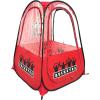 imageWeatherPod  The Original Ohio State Buckeyes 1Person Pod  Patented Construction wTapered Sides Highly Water Wind ampamp Weather Resistant Popup Tent  Lightweight Easy Open ampamp Close  OSU RedRed