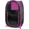 imageWeatherPod 1Person PopUp Pod with Tinted Panels  PopUp Weather Pod Protection from Cold Wind and Rain with Added PrivacyPink