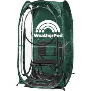 Under the Weather® Hunter Green MyPod™ 1 Person Pop-up Weather Pod. The Original, Patented WeatherPod™