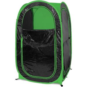 WeatherPod 1-Person Pop-Up Pod with Tinted Panels – Pop-Up Weather Pod, Protection from Cold, Wind and Rain with Added Privacy(Lime Green)