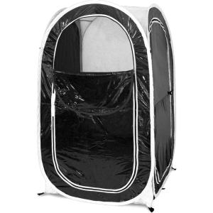WeatherPod 1-Person Pop-Up Pod with Tinted Panels – Pop-Up Weather Pod, Protection from Cold, Wind and Rain with Added Privacy(White)