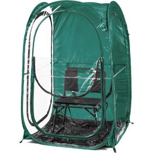 WeatherPod® The Original Shark Tank MyPod™ 1-2 Person Pop-Up Pod – Stay Warm, Dry, and Out of The Sun – Weather Pod for Sports, Rain, or Wind(Hunter Green)