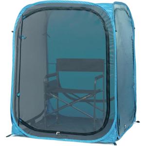 WeatherPod® The Original Shark Tank MyPod™ Mesh 1-2 Person Pop-Up Screen Pod – Keeps Out Bugs, Mosquitos, and Harmful UV Rays – UPF 50 for Maximum Protection from The Sun(Sea Blue)