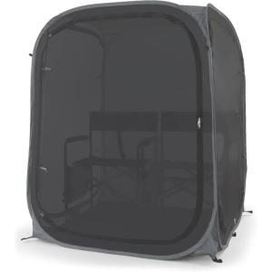 WeatherPod® The Original Shark Tank MyPod™ Mesh 1-2 Person Pop-Up Screen Pod – Keeps Out Bugs, Mosquitos, and Harmful UV Rays – UPF 50 for Maximum Protection from The Sun(Black)